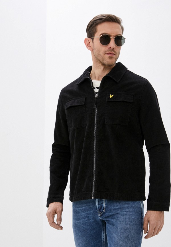 

Куртка Lyle & Scott, Черный, Cord Zipthrough Overshirt