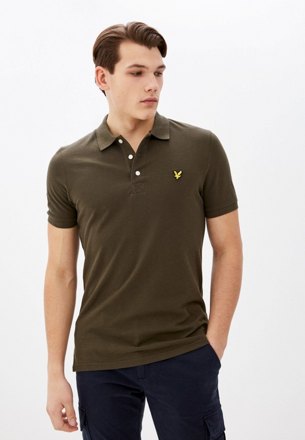 

Поло Lyle & Scott, Хаки, Plain Polo Shirt