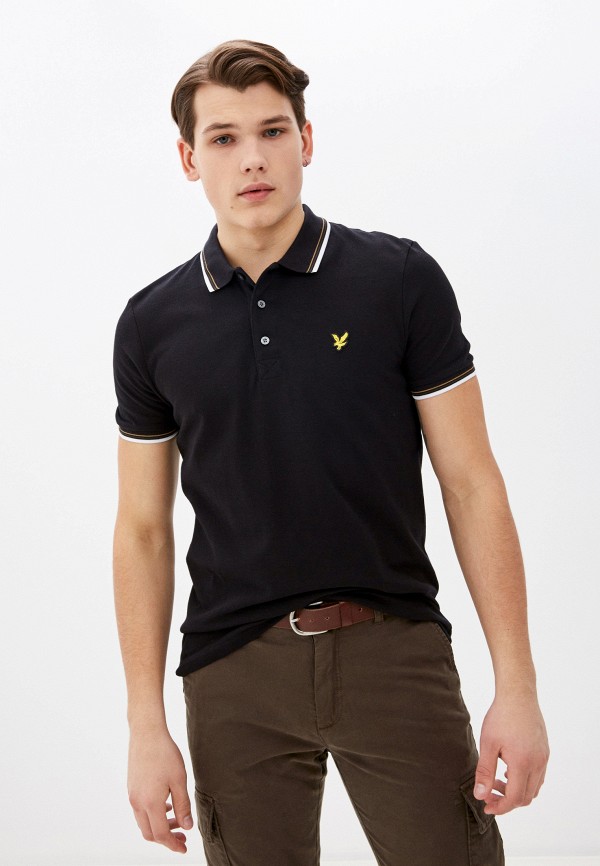 

Поло Lyle & Scott, Черный, Tipped Polo Shirt