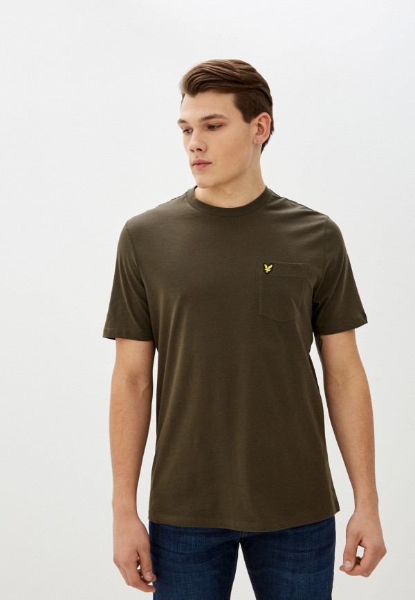 

Футболка Lyle & Scott, Хаки, Relaxed Pocket T-shirt