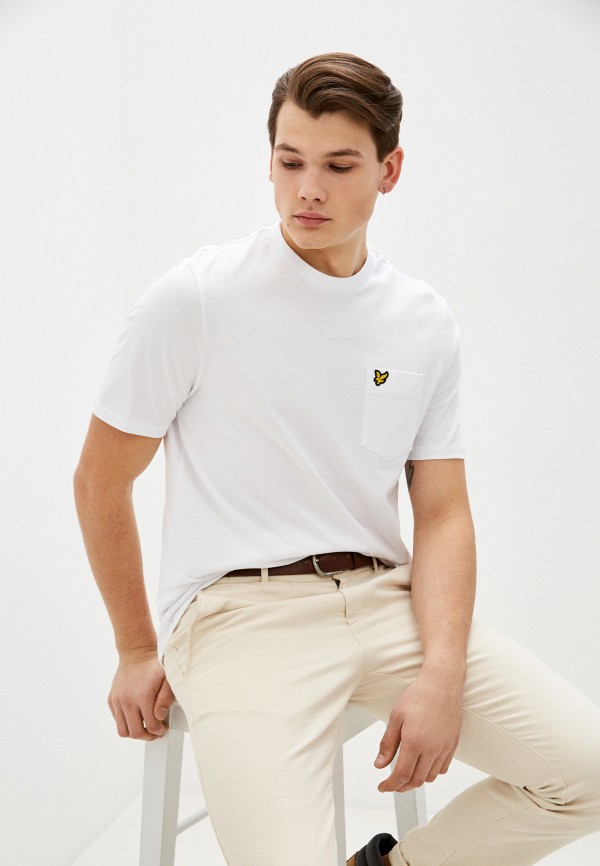 

Футболка Lyle & Scott, Белый, Relaxed Pocket T-shirt