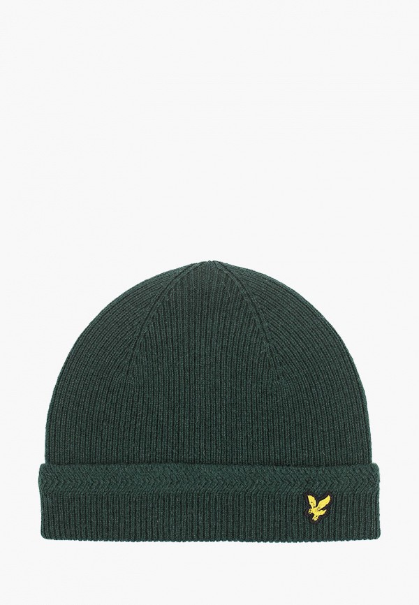 

Шапка Lyle & Scott, Зеленый, Racked Rib Beanie