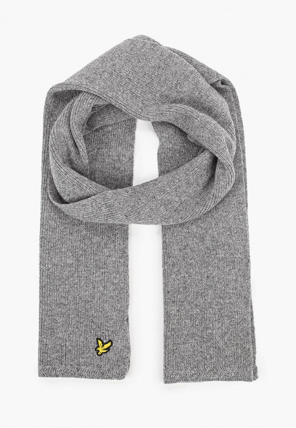 

Шарф Lyle & Scott, Серый, Racked Rib Scarf