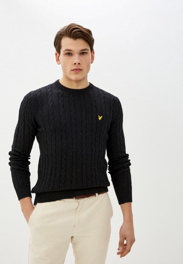 

Джемпер Lyle & Scott, Серый, Cable Jumper