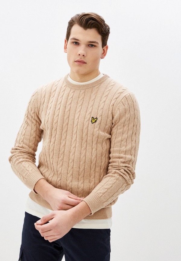 

Джемпер Lyle & Scott, Бежевый, Cable Jumper