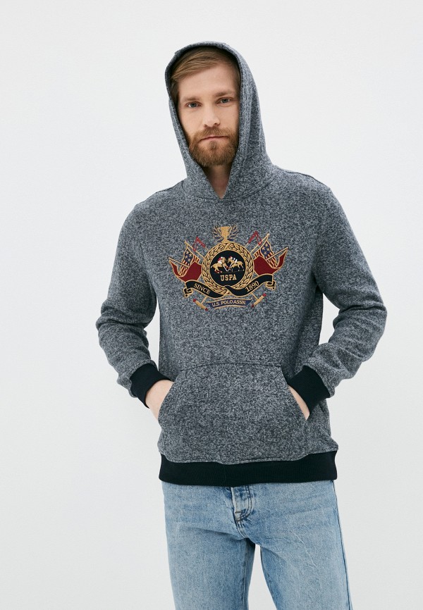 

Худи U.S. Polo Assn, Серый