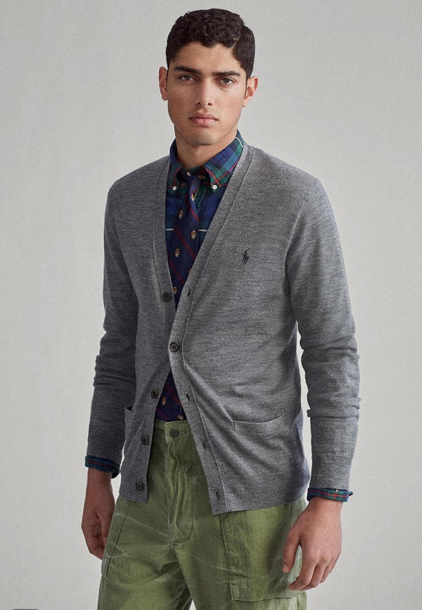 

Кардиган Polo Ralph Lauren, Серый