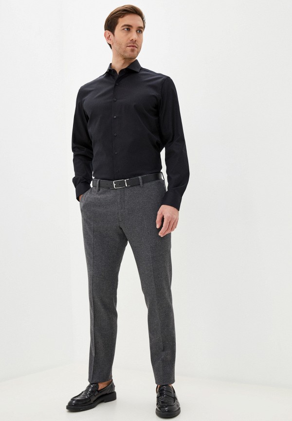 

Рубашка Eterna, Черный, Slim Fit