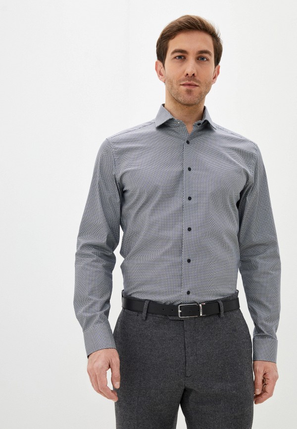

Рубашка Eterna, Серый, Slim Fit