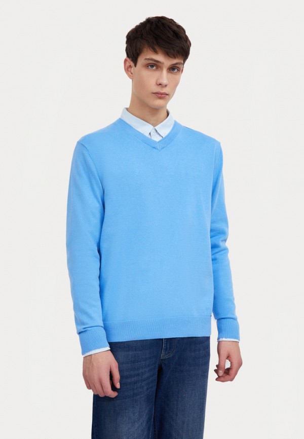 Пуловер Finn Flare голубой  MP002XM1ZPSS