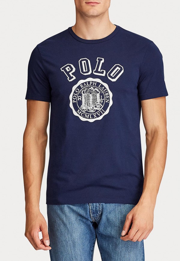 

Футболка Polo Ralph Lauren, Синий, Polo Ralph Lauren MP002XM1ZQ1Z