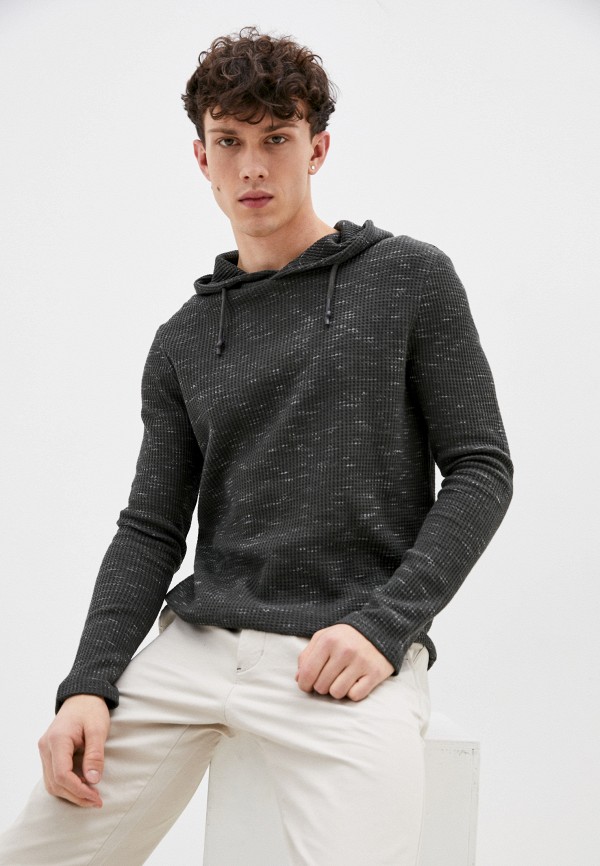 

Худи Mavi, Серый, HOODED SHORT SLEEVE T-SHIRT