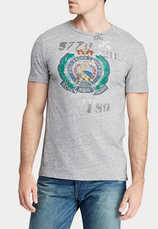 

Футболка Polo Ralph Lauren, Серый, Polo Ralph Lauren MP002XM1ZQ70