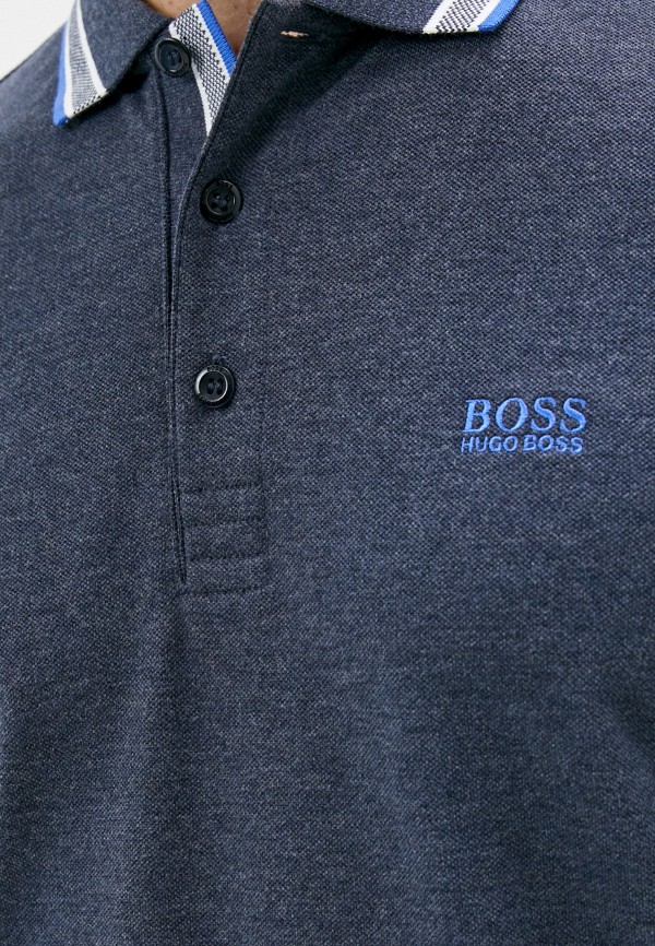 

Поло Boss, Синий, Plisy