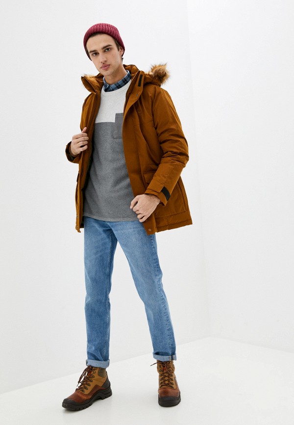 Куртка утепленная Lacoste цвет коричневый  Фото 2