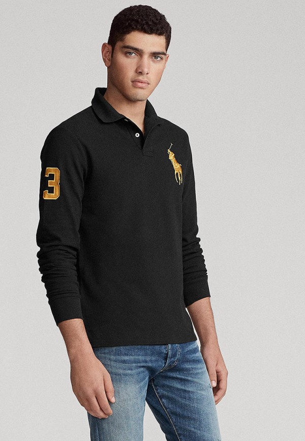 

Поло Polo Ralph Lauren, Черный, Polo Ralph Lauren MP002XM1ZQR8