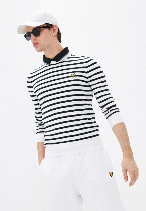 

Джемпер Lyle & Scott, Белый, Breton Stripe Jumper