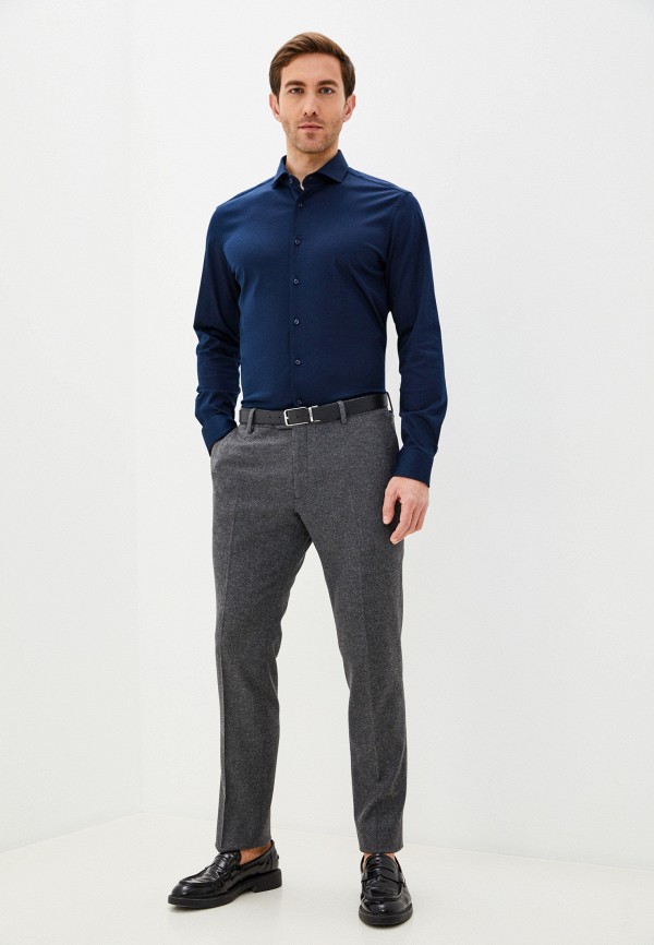 

Рубашка Eterna, Синий, Slim Fit