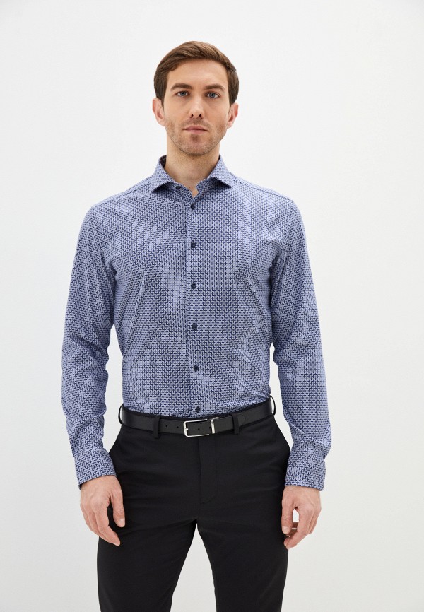 

Рубашка Eterna, Синий, Slim Fit