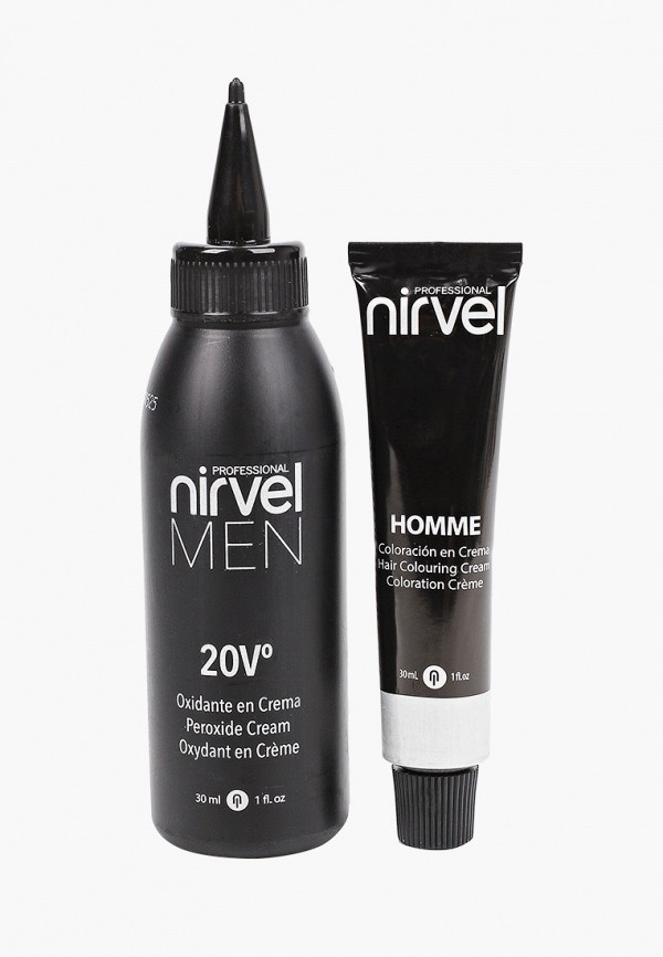 

Краска для волос Nirvel Professional, Серый, "MEN G3", темно-серый, 2*30 мл