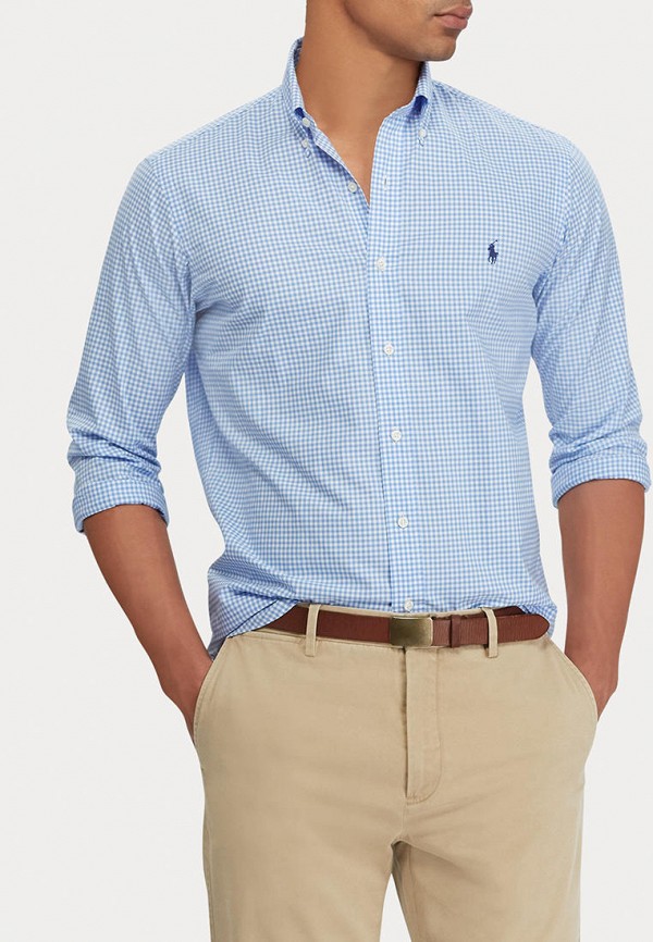 

Рубашка Polo Ralph Lauren, Голубой, Polo Ralph Lauren MP002XM1ZR6X