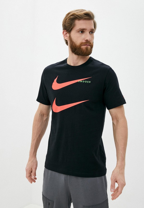 

Футболка Nike, Черный, M NSW SS TEE SWOOSH PK 2