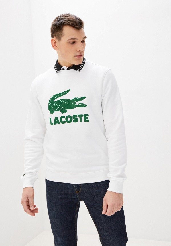 Свитшот Lacoste цвет белый 