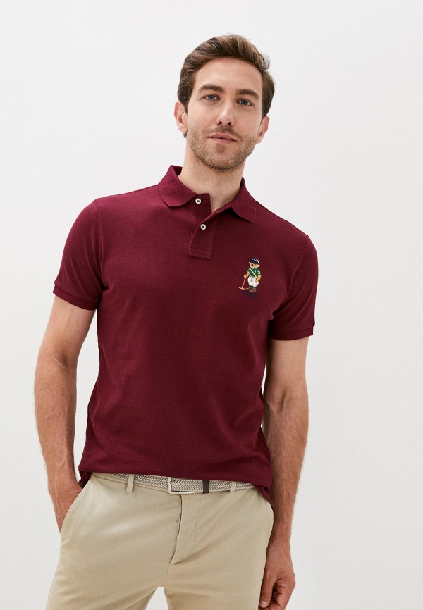 

Поло Polo Ralph Lauren, Бордовый, Polo Ralph Lauren MP002XM1ZS37