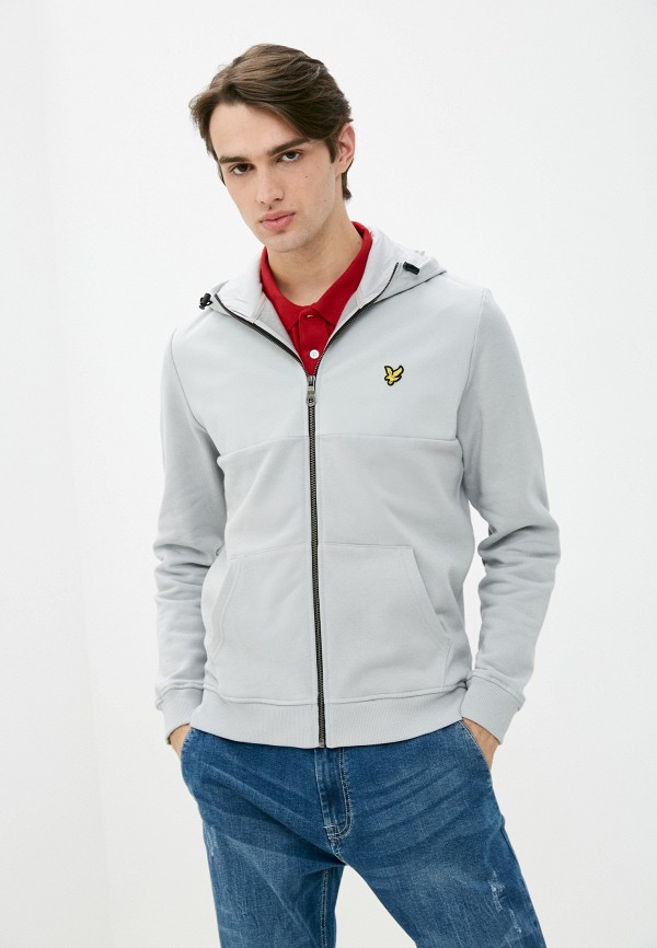 

Толстовка Lyle & Scott, Серый, Softshell Jersey Zip Hoodie