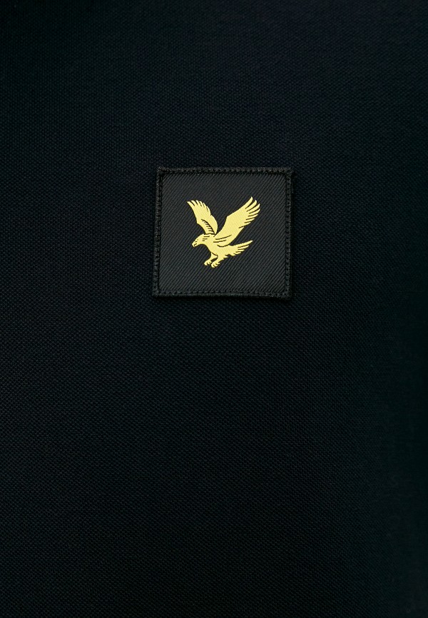 Поло Lyle & Scott цвет черный  Фото 3