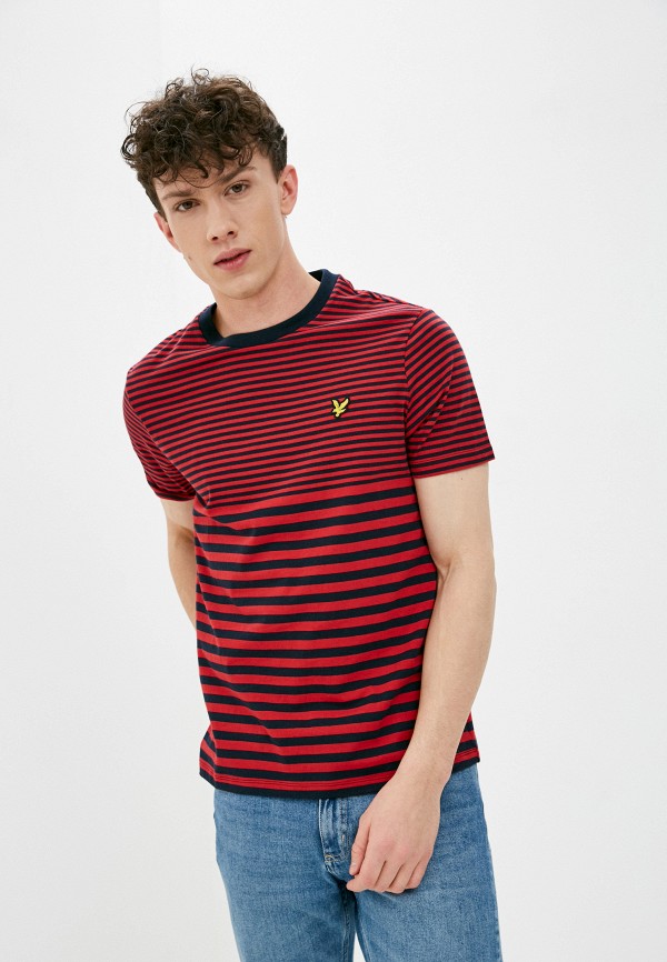 

Футболка Lyle & Scott, Красный, Multi Stripe T-shirt