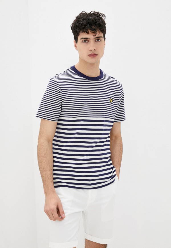 

Футболка Lyle & Scott, Синий, Multi Stripe T-shirt