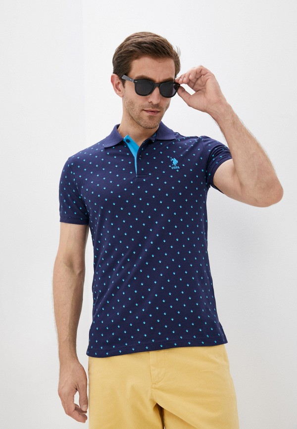

Поло U.S. Polo Assn., Синий