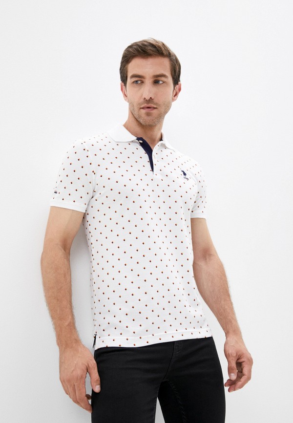 

Поло U.S. Polo Assn., Белый