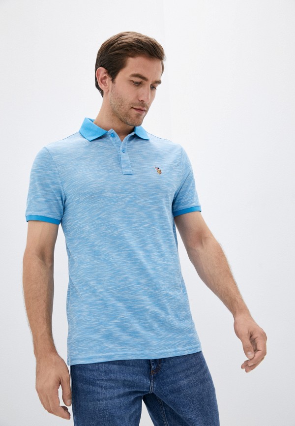 

Поло U.S. Polo Assn., Голубой