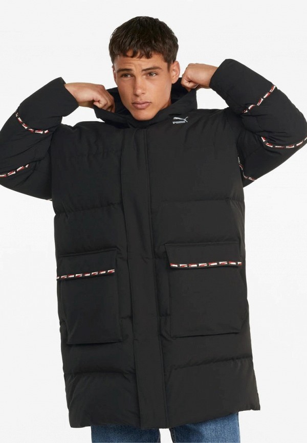 

Пуховик PUMA, Черный, Classics Long Down Jacket