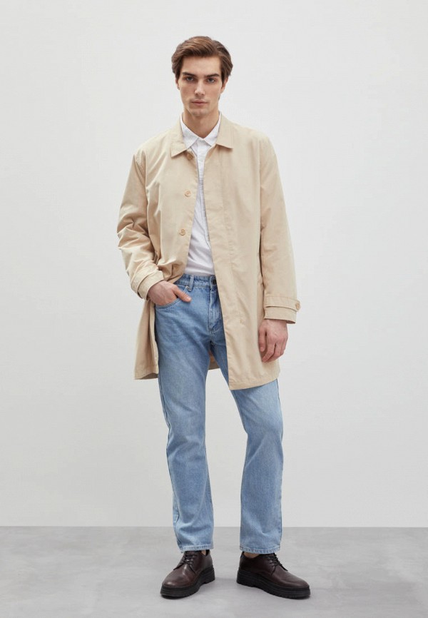 Плащ Finn Flare бежевый, размер 52, фото 2