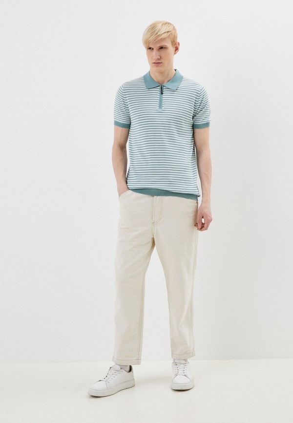 Поло Neohit бирюзовый, размер 54, фото 2