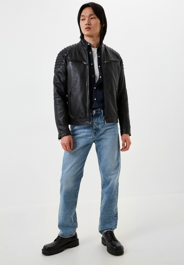 фото Куртка кожаная urban fashion for men