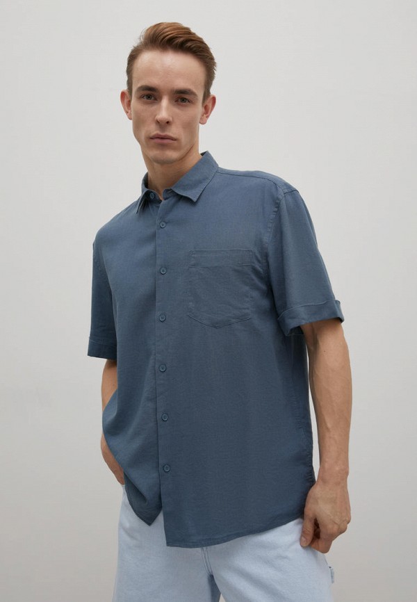 Рубашка Finn Flare синий  MP002XM1ZWFZ