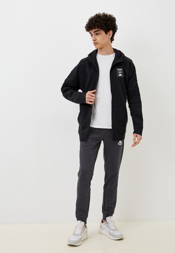 Толстовка Kappa черный, размер 48, фото 2
