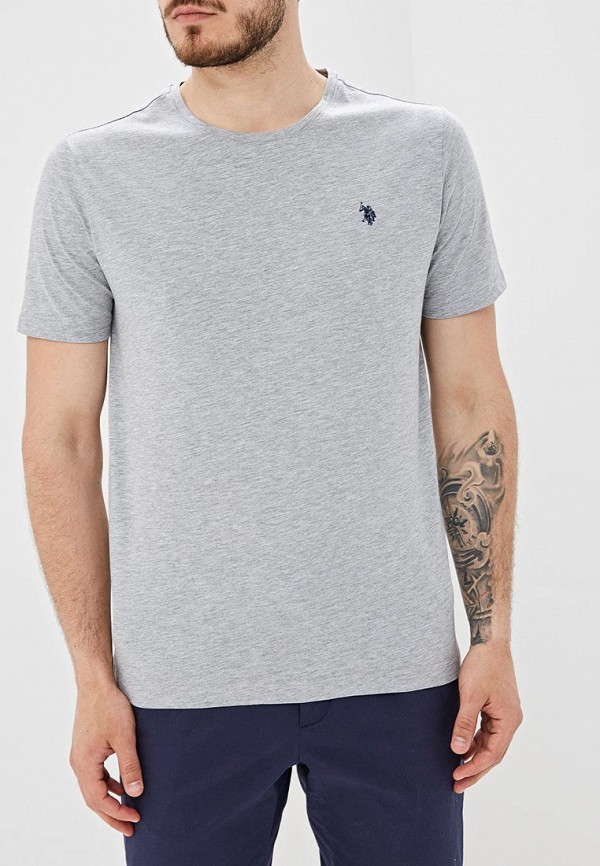 Футболка U.S. Polo Assn. U.S. Polo Assn. MP002XM20LN4 лонгслив мужской u s polo assn цвет серый g081gl0820jimmy размер xs 46