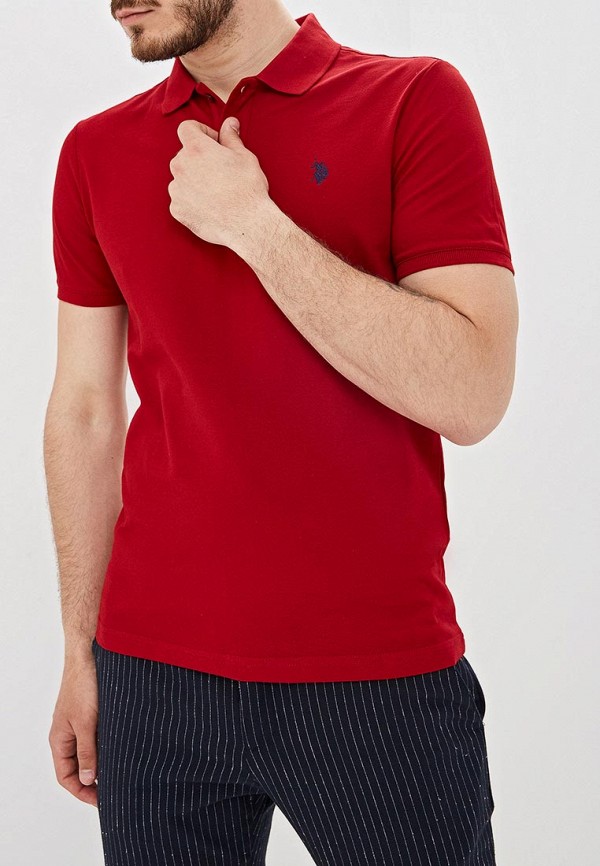 

Поло U.S. Polo Assn, Красный