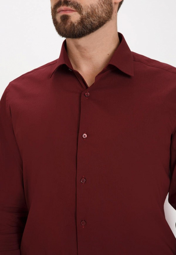 Рубашка Bawer цвет бордовый  Фото 3