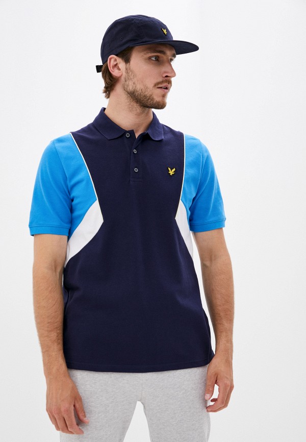 

Поло Lyle & Scott, Синий