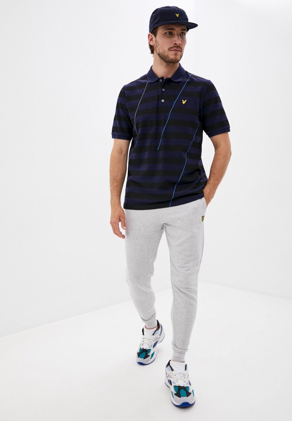 

Поло Lyle & Scott, Синий, Archive Stripe Polo Shirt