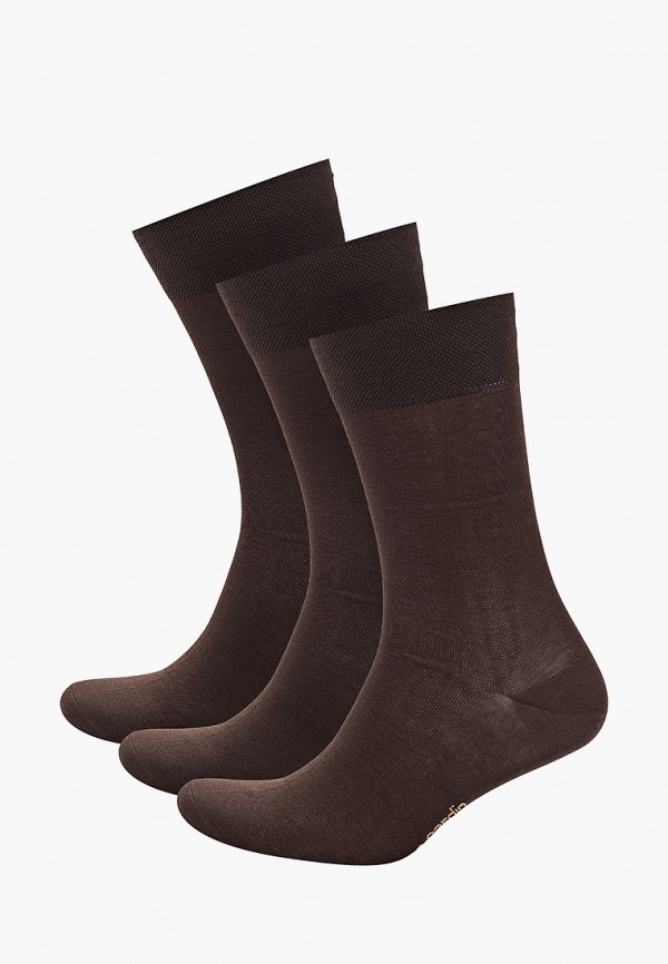 

Носки 3 пары Pierre Cardin, Коричневый