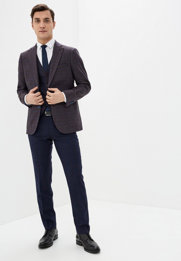 Пиджак Bazioni коричневый, размер 58, фото 2