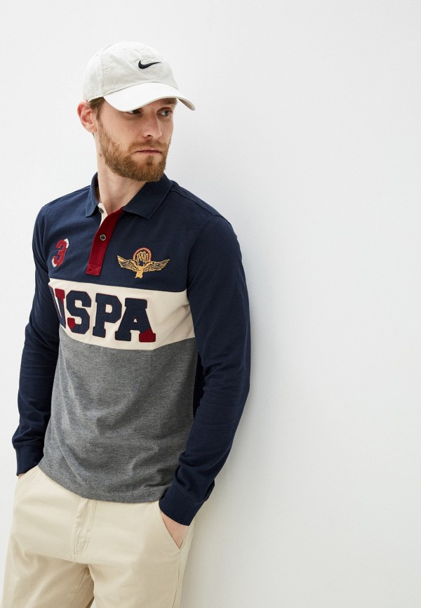 

Поло U.S. Polo Assn, Синий