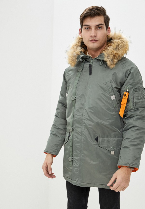 

Парка Apolloget, Зеленый, Husky Long Olive